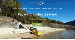 Desktop Screenshot of packraftingnz.com