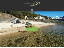 Tablet Screenshot of packraftingnz.com